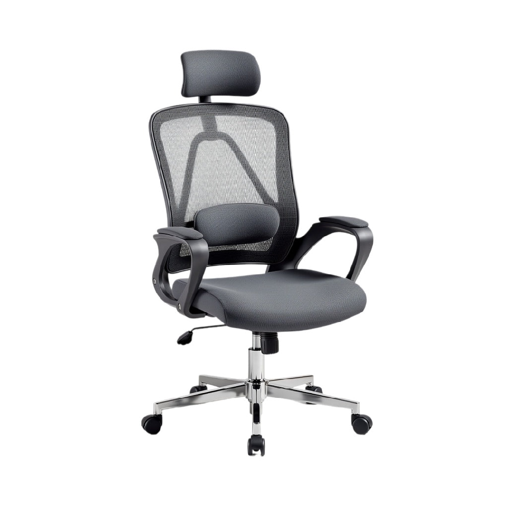 **Chaise de bureau ergonomique en mesh avec accoudoirs réglables**